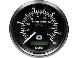 Log con bussola GPS nero/nera