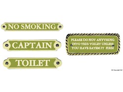 Targhetta bronzo CAPITAIN