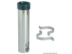 Portacanna a parete fisso inox