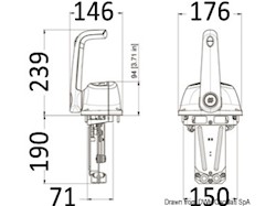Scatola monoleva  nera B501B
