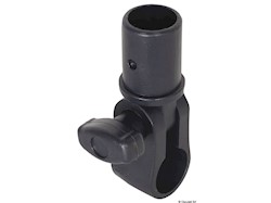 Base di fissaggio snodato tubi Ø32mm per corrimano Ø25mm