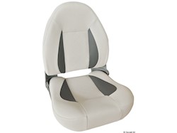 Sedile comfort CP48 con schienale alto ribaltabile Grigio chiaro/scuro
