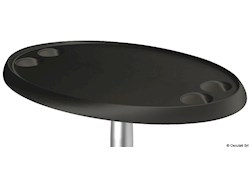 Tavolo ovale nero 762 x 457 mm