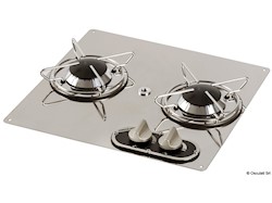 Fornello 2 fuochi 380 x 360 mm