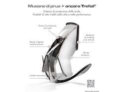Ancora Trefoil 7,5 kg con piastra